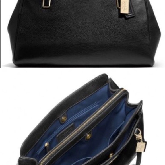 Black Coach Handbag - Picture 5 of 6